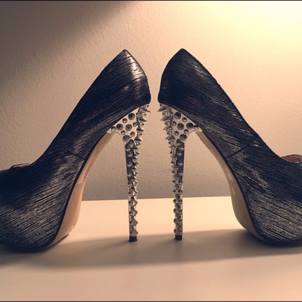 Scene Spiked heel platform shoes Size 7